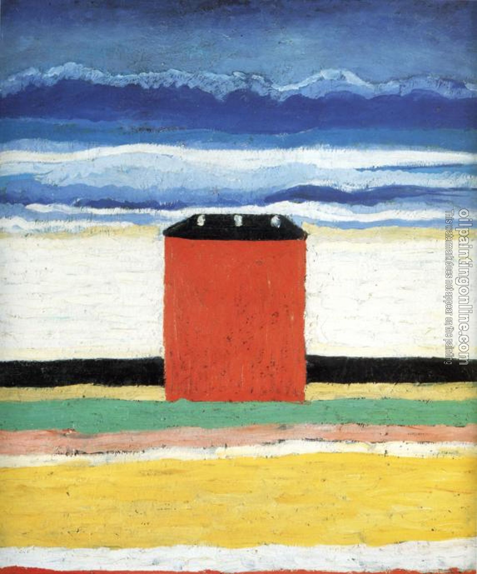 Kazimir Malevich - Red House